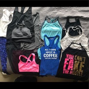 Lot of workout clothes size small medium.  Lulu